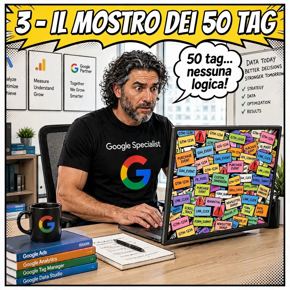 Capitolo 3 - Il mostro dei 50 tag in Google Tag Manager